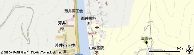 岡山県井原市芳井町与井59周辺の地図