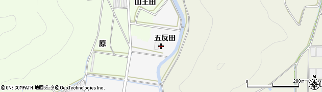 愛知県田原市伊川津町（五反田）周辺の地図