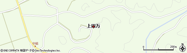 山口県萩市上田万周辺の地図