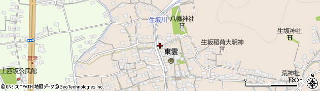 岡山県倉敷市生坂周辺の地図