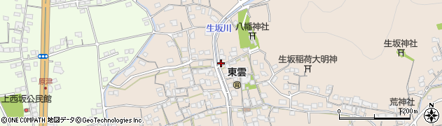 岡山県倉敷市生坂周辺の地図