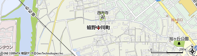 三重県松阪市嬉野中川町周辺の地図