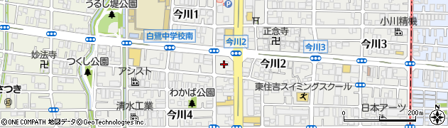 ラー麺 ずんどう屋 東住吉今川店周辺の地図