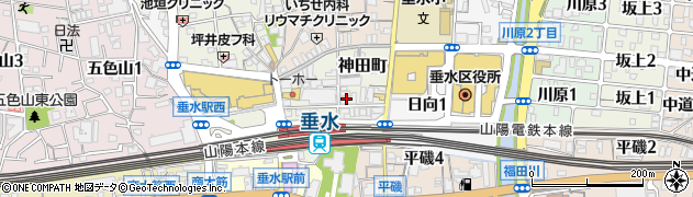 みずほ銀行垂水支店 ＡＴＭ周辺の地図