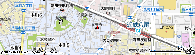 光専寺周辺の地図