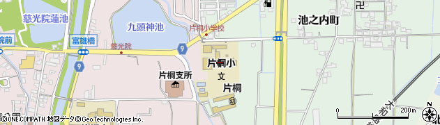 片桐学童保育所周辺の地図