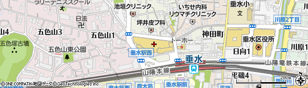 岡本メガネ店周辺の地図
