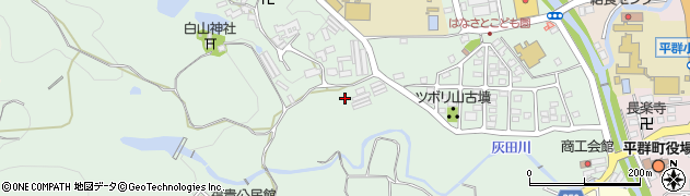 奈良県平群町（生駒郡）福貴周辺の地図