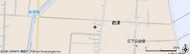 岡山県岡山市東区君津1223周辺の地図