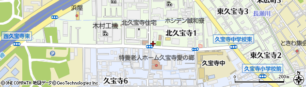 久宝寺印房周辺の地図