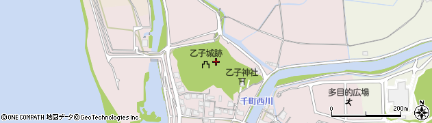 岡山県岡山市東区乙子周辺の地図