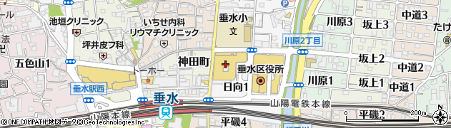 メガネクラブ神戸周辺の地図