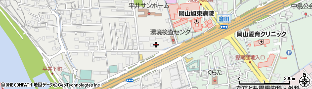 岡山県岡山市中区平井1096周辺の地図
