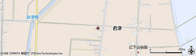 岡山県岡山市東区君津1233周辺の地図