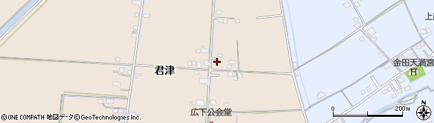 岡山県岡山市東区君津362周辺の地図