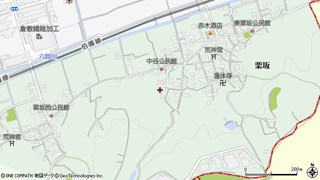 〒701-0113 岡山県倉敷市栗坂の地図