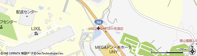 三重県名張市下比奈知3063周辺の地図