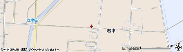 岡山県岡山市東区君津1254周辺の地図