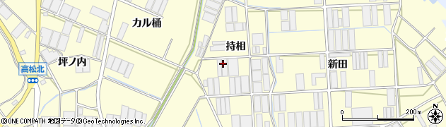 愛知県田原市高松町持相周辺の地図
