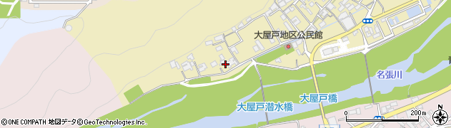 三重県名張市大屋戸573周辺の地図