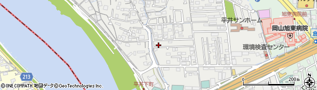岡山県岡山市中区平井1227周辺の地図