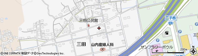 岡山県倉敷市三田146周辺の地図