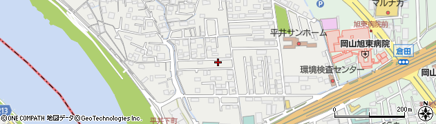 岡山県岡山市中区平井1226-26周辺の地図