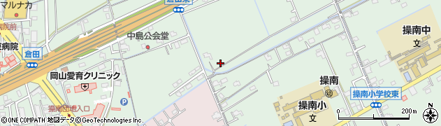 岡山県岡山市中区倉田412周辺の地図
