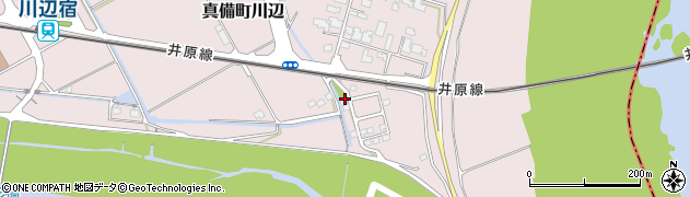 岡山県倉敷市真備町川辺1454周辺の地図