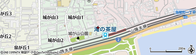 神戸新聞ジェームス　山塩屋専売所周辺の地図