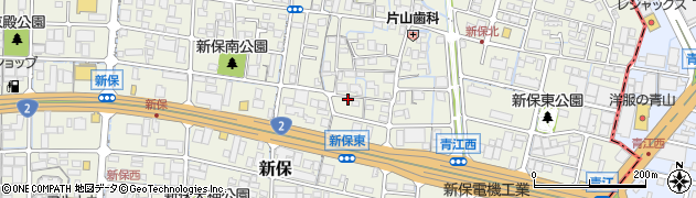 岡山県岡山市南区新保627周辺の地図