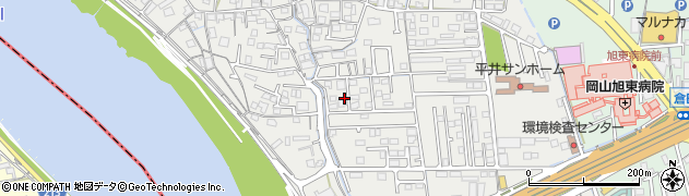 岡山県岡山市中区平井1224周辺の地図