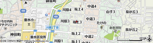 兵庫県神戸市垂水区坂上周辺の地図