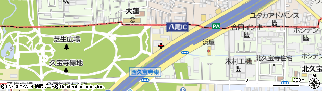 大阪府八尾市西久宝寺195周辺の地図