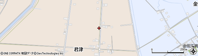 岡山県岡山市東区君津周辺の地図