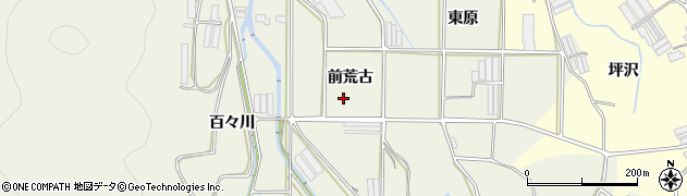 愛知県田原市村松町前荒古周辺の地図