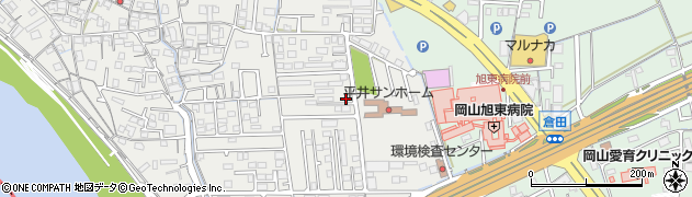 岡山県岡山市中区平井1174-30周辺の地図