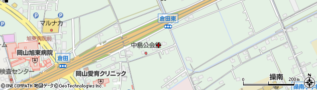岡山県岡山市中区倉田398周辺の地図