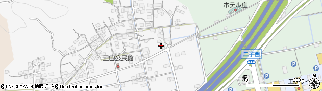 岡山県倉敷市三田67周辺の地図
