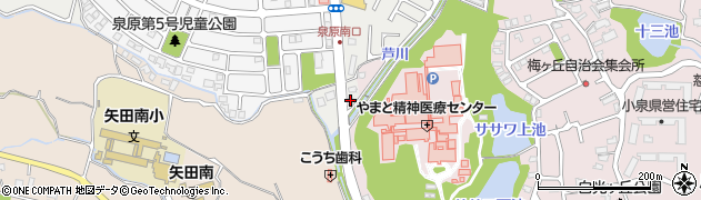 奈良県大和郡山市矢田町6557-1周辺の地図