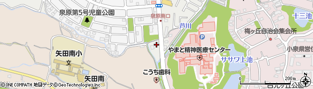 奈良県大和郡山市矢田町6554周辺の地図