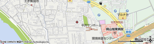 岡山県岡山市中区平井1181周辺の地図