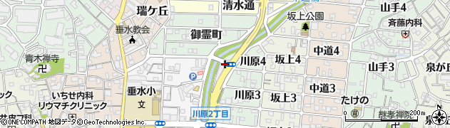 兵庫県神戸市垂水区川原5丁目周辺の地図