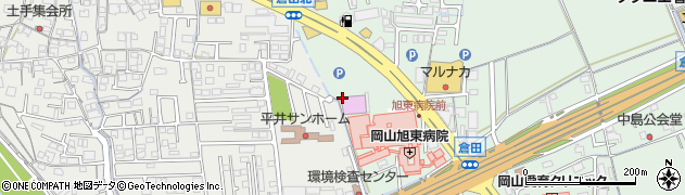 岡山県岡山市中区倉田555周辺の地図
