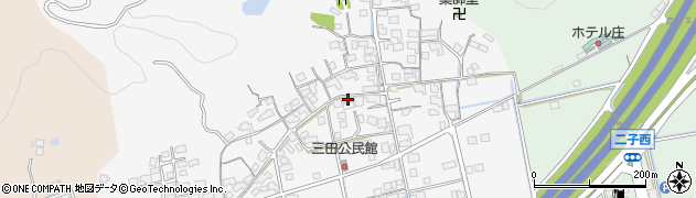 岡山県倉敷市三田374周辺の地図