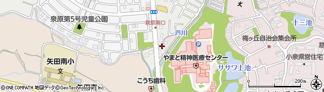 奈良県大和郡山市矢田町6552-3周辺の地図
