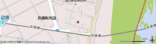 岡山県倉敷市真備町川辺1428周辺の地図