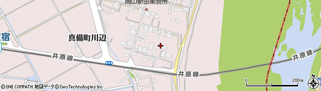 岡山県倉敷市真備町川辺1423周辺の地図