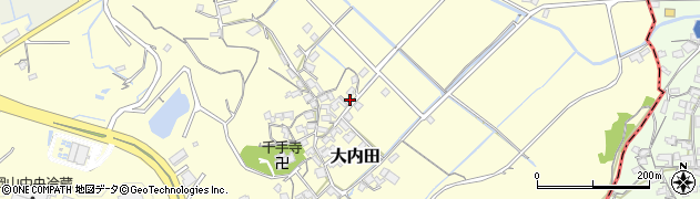 岡山県岡山市北区大内田38周辺の地図