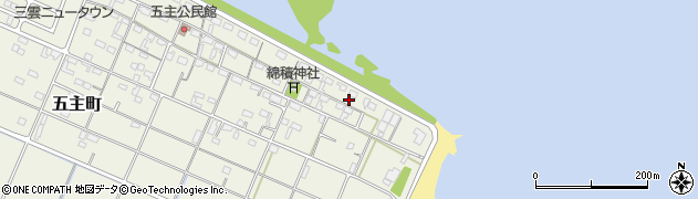 三重県松阪市五主町1222周辺の地図